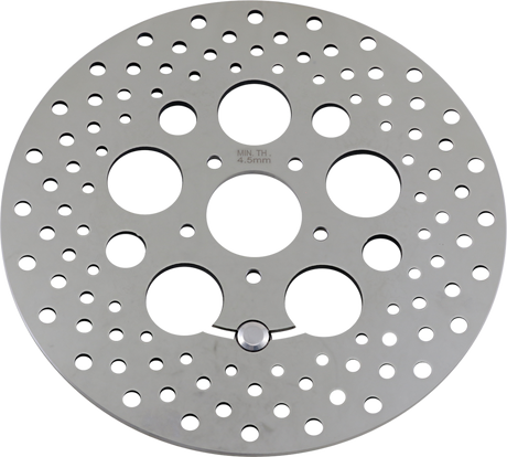 Drilled Brake Rotor - Front - 11.8\" - Touring/Trike 2008 - 2016