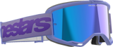 Vision 5 Goggle - Wordmark - Purple - Blue Mirror Lens