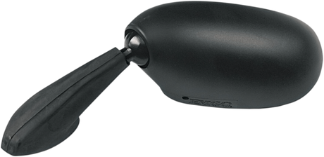 Mirror - Side View - Oval - Black - Left 1998 - 2000