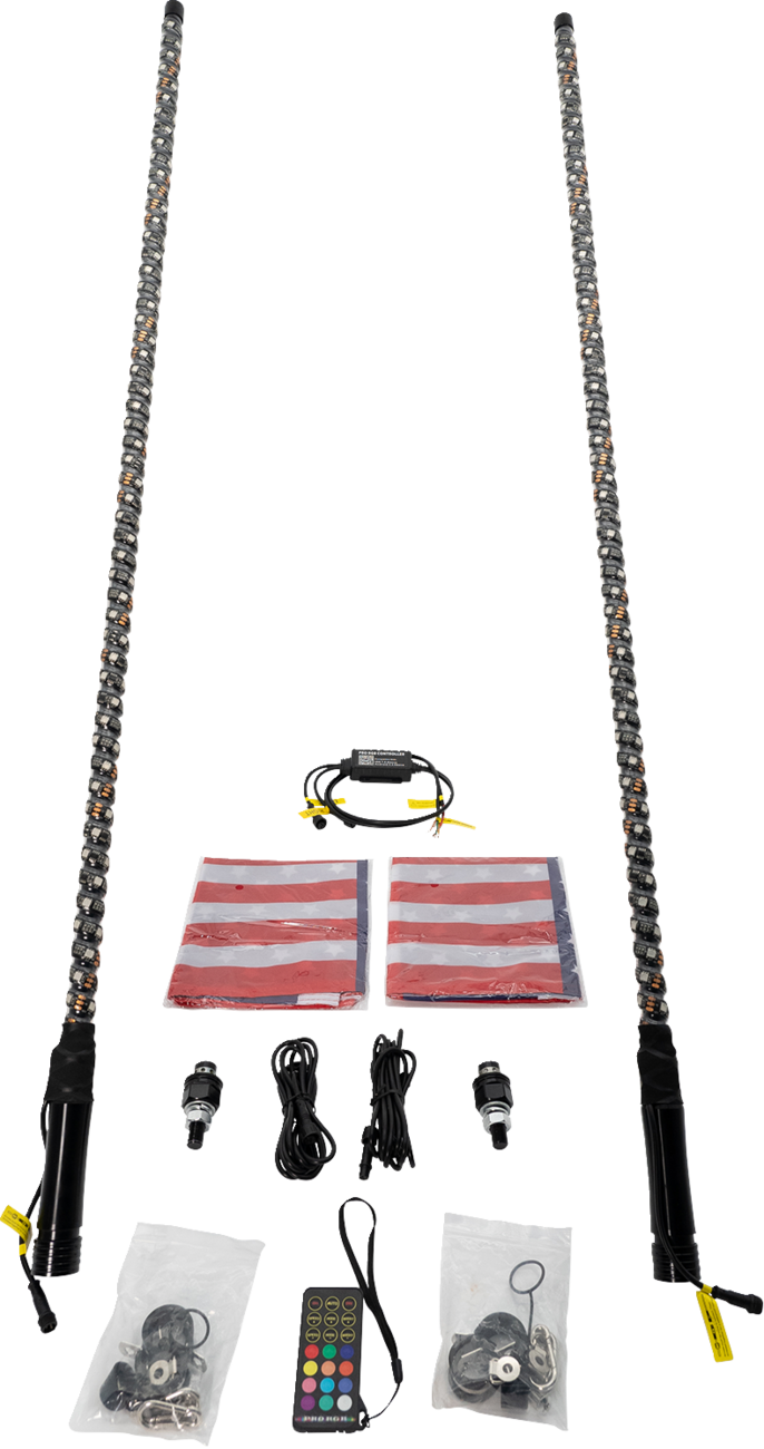 Whip Light - Multi-Function - 4\' - Pair