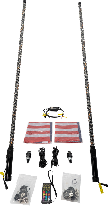 Whip Light - Multi-Function - 4\' - Pair