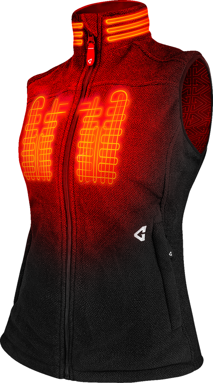 Women\'s 7V Thermite Heated Fleece Vest 2.0 - Black - Medium