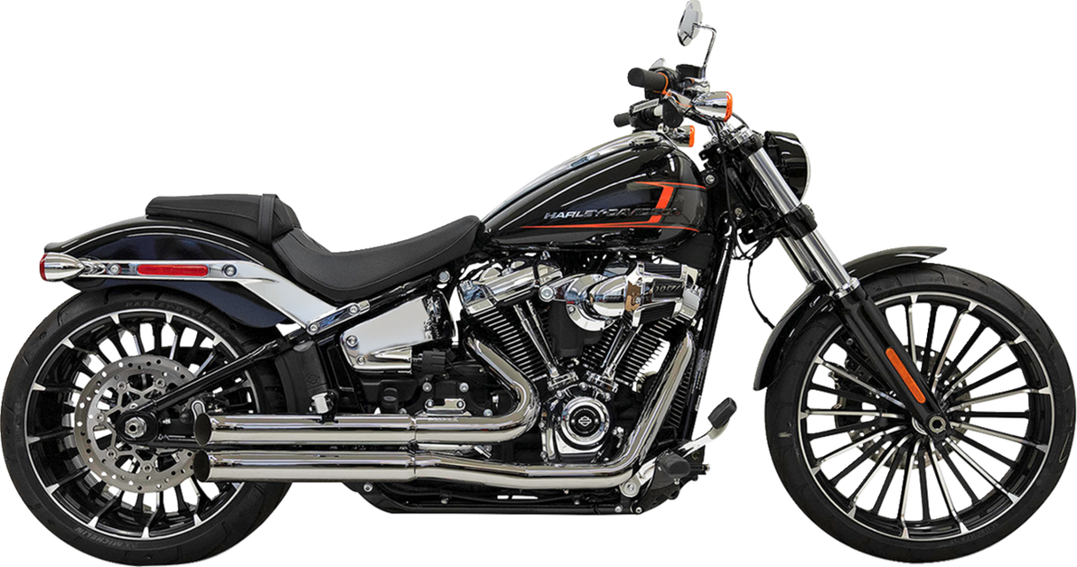 Pro Street Exhaust - Chrome - \'18+ Softail 2018 - 2020