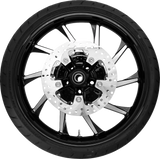 Hurricane Front Wheel - Black Cut (21\") | Rotors (11.8\") | Dunlop Tire (130/60B21) 2008 - 2024