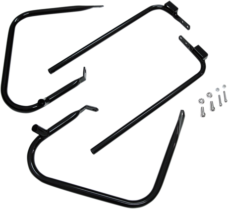 Saddlebag Support Kit - Black - FL \'97-\'08 1997 - 2008