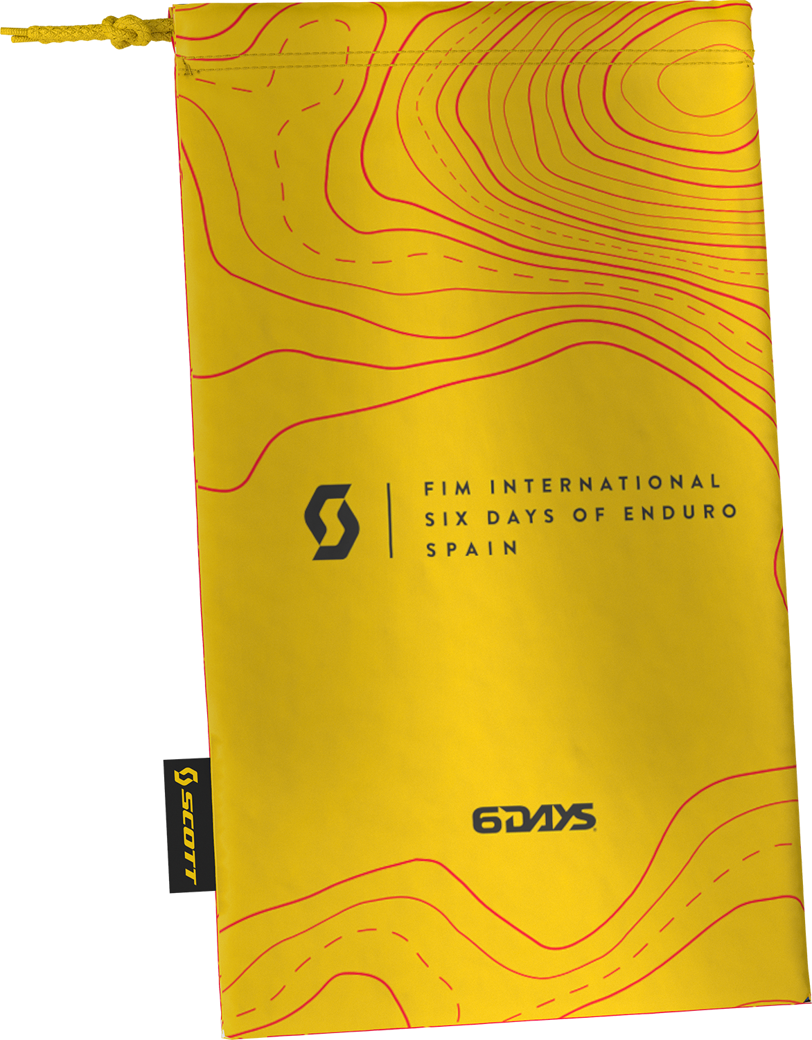 Prospect Goggle - 6DAYS® Spain - Red/Yellow - Yellow Chrome Lens