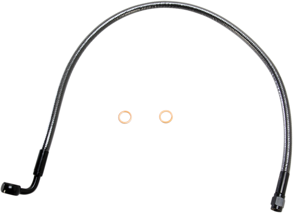 Brake Line - 10 mm-90° - 22\" - Black Pearl