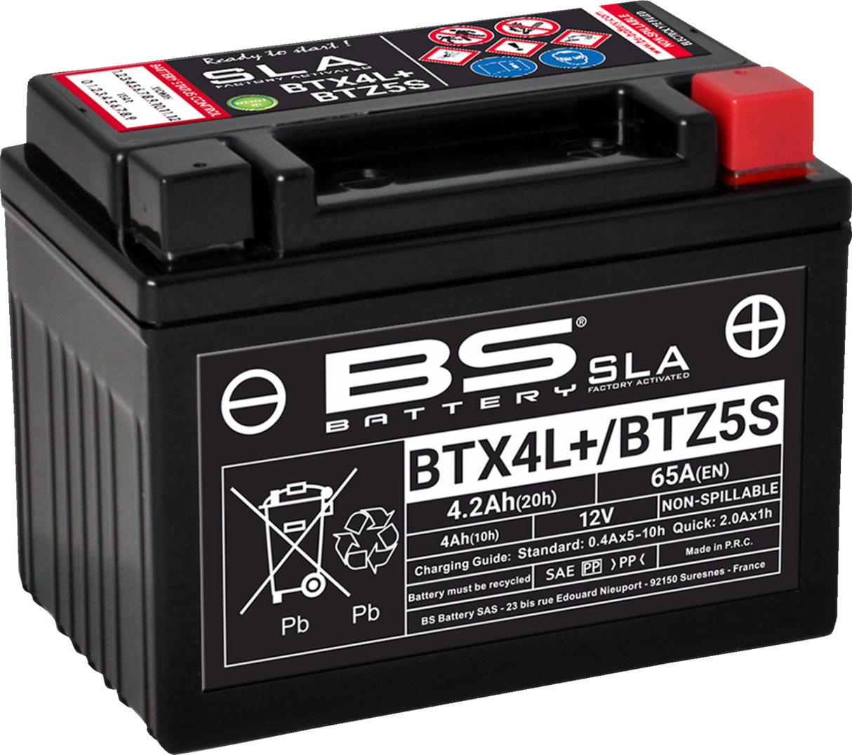 Battery - BTX4L/BTZ5S (YTX) 1988 - 2024