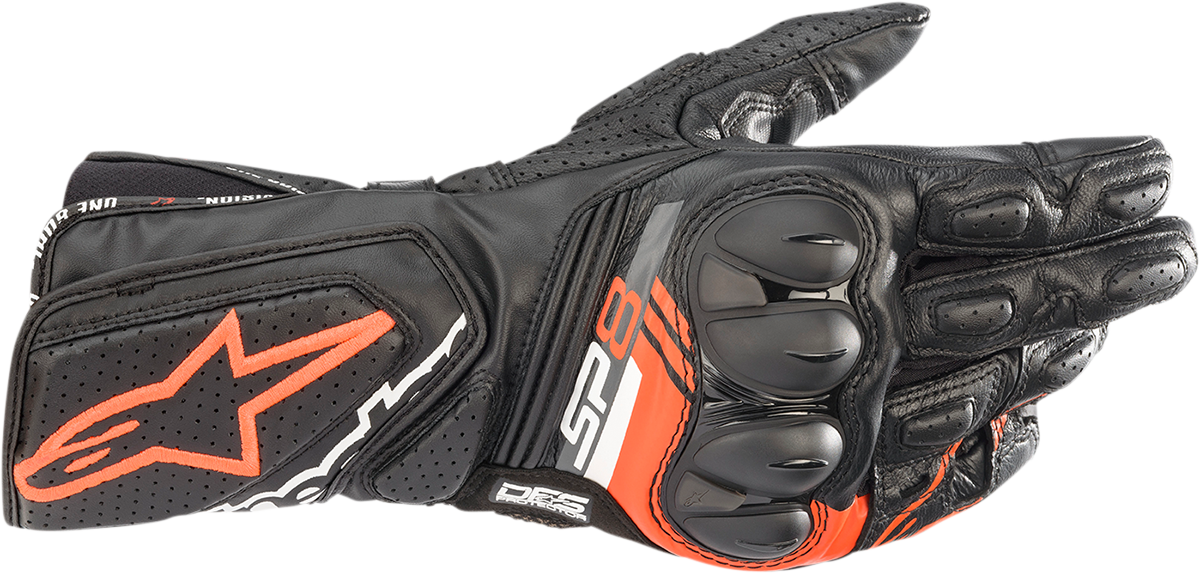 SP-8 V3 Gloves - Black/Fluo Red - XL