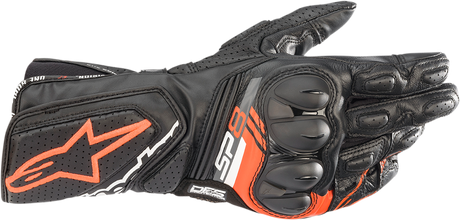 SP-8 V3 Gloves - Black/Fluo Red - 2XL