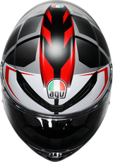K6 S Helmet - Karve - Matte Black/White/Red - Large