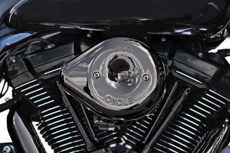 Stealth Teardrop Air Cleaner Cover - M8 - Lava Chrome 2017 - 2023