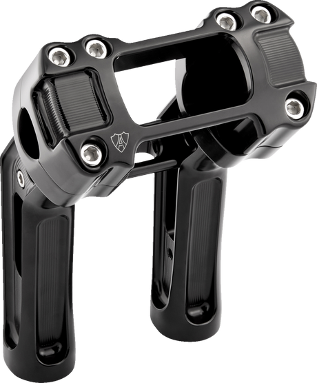 Method Kickback Handlebar Riser - Softail Gauge Cut-Out - 7\" - Black 2018 - 2024