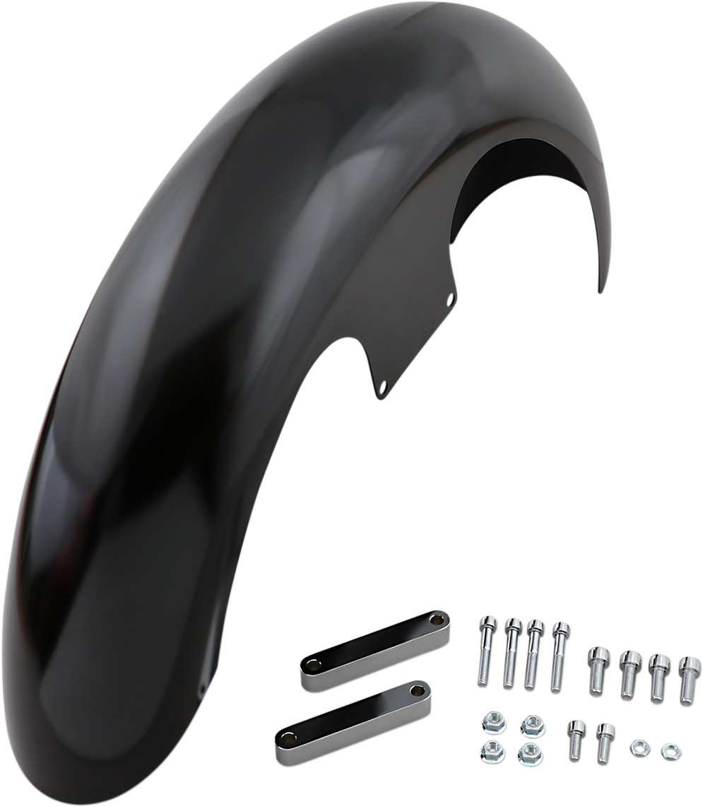 Slicer Front Fender - Black - Steel - 21\" 2014 - 2023