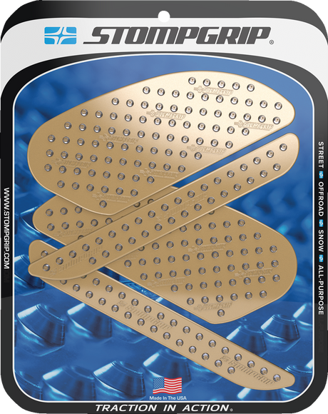 Traction Pad Tank Grips - Volcano - Clear - Ninja H2 2015 - 2025