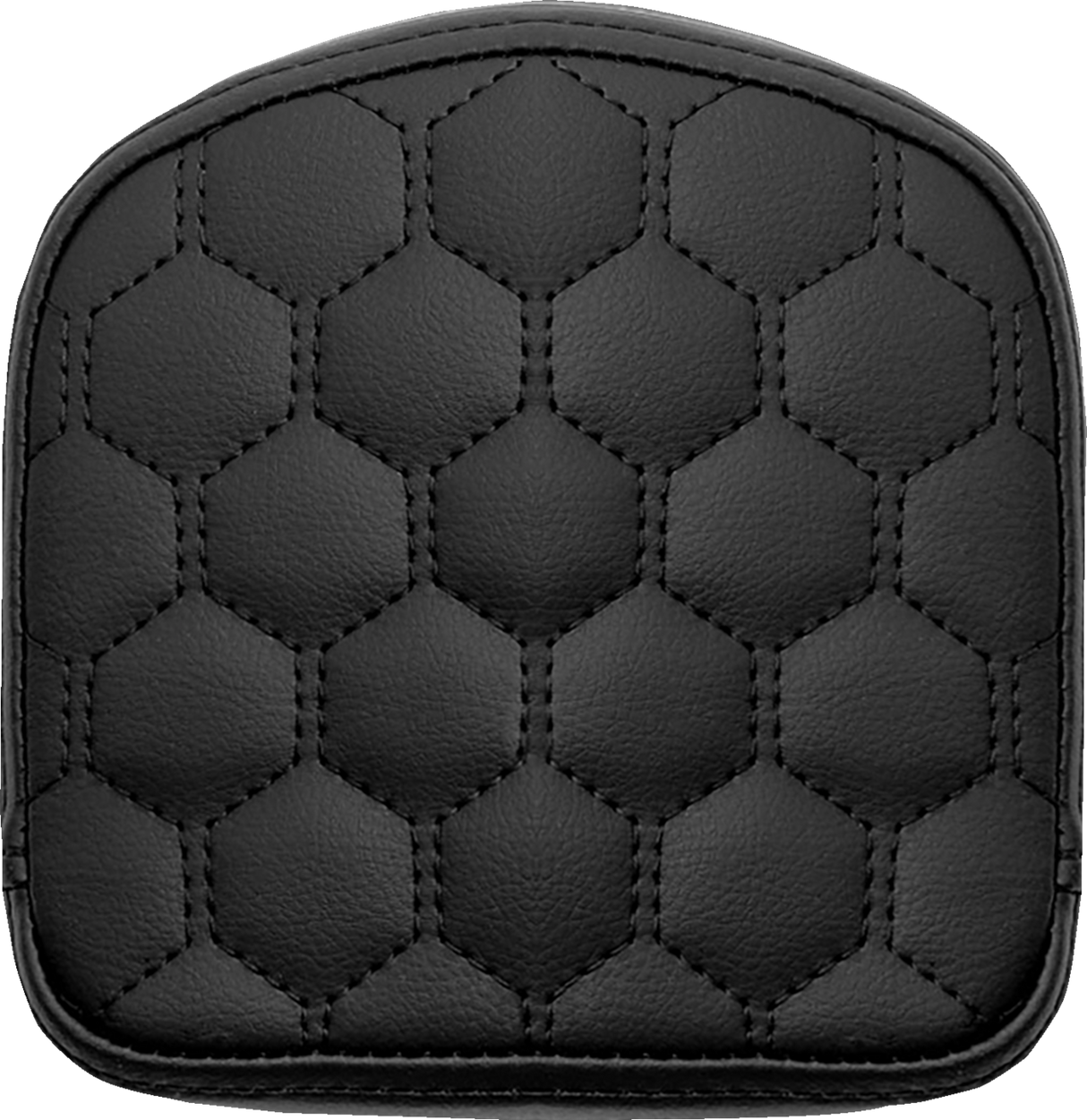 RoadSofa™ Sissy Bar Pad - Honeycomb - Black Stitching