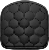 RoadSofa™ Sissy Bar Pad - Honeycomb - Black Stitching