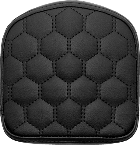 RoadSofa™ Sissy Bar Pad - Honeycomb - Black Stitching
