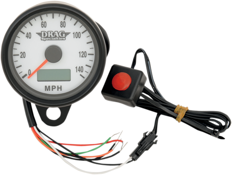 Programmable Mini Electronic Speedometer with Odometer/Tripmeter - 2.4\" - Black 1999 - 2003