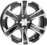 SS312 Alloy Wheel - Front/Rear - Black Machined - 12x7 - 4/137 - 5+2 2003 - 2023