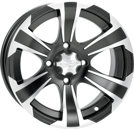 SS312 Alloy Wheel - Front/Rear - Black Machined - 12x7 - 4/137 - 5+2 2003 - 2023