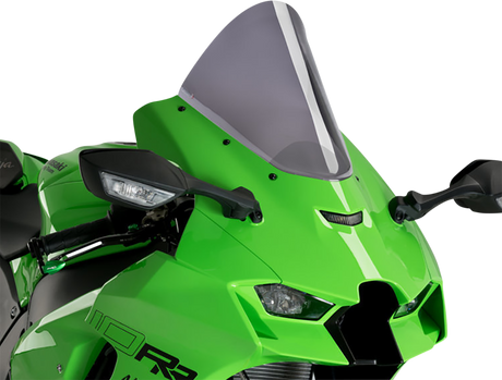 Race Windscreen - 12-1/2\" - Dark Smoke - Ninja ZX-10R 2021 - 2024