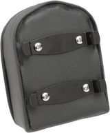 Sissy Bar Pad - Short - Pillow W/Piping - Black