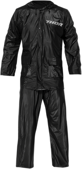 PVC Rainsuit - Black - XL
