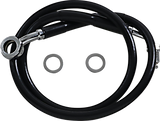 Brake Line - +8\" - Black - \'18-\'22 Softail 2018 - 2023