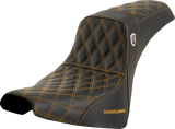 Pro Series SDC Performance Seat - without Backrest - Gold Stitch - FXBB/FXST \'18-\'23 2018 - 2023