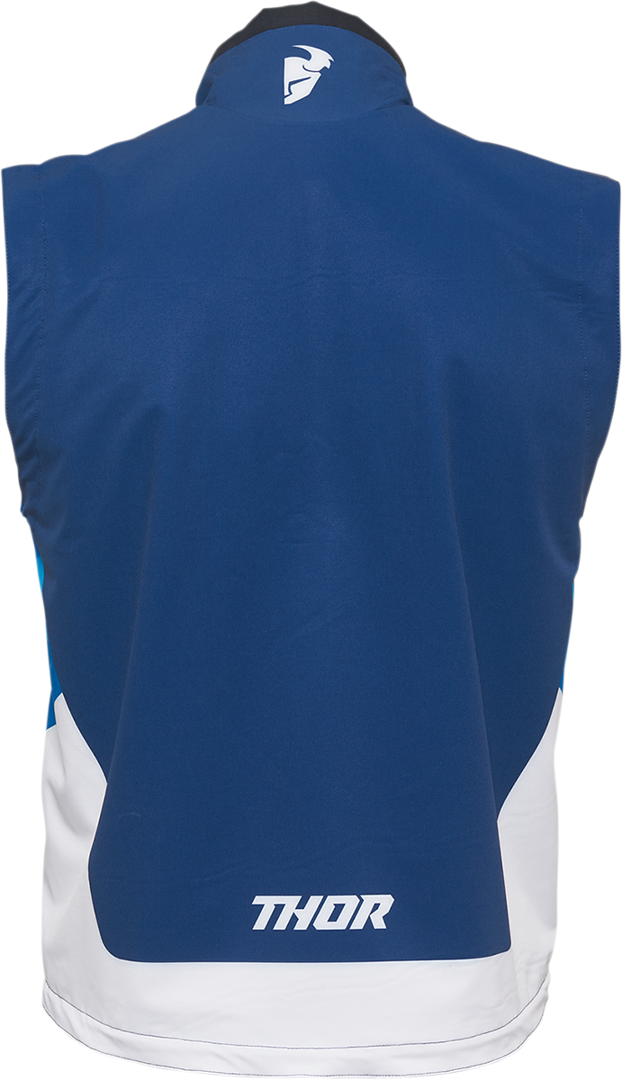 Warmup Vest - Navy/White - Medium