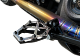 NXL Footpegs - Black w/ Stainless Steel Cover 2018 - 2024