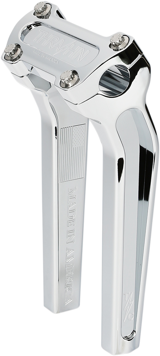 Risers - Pull Back - 9-1/2\" - Chrome