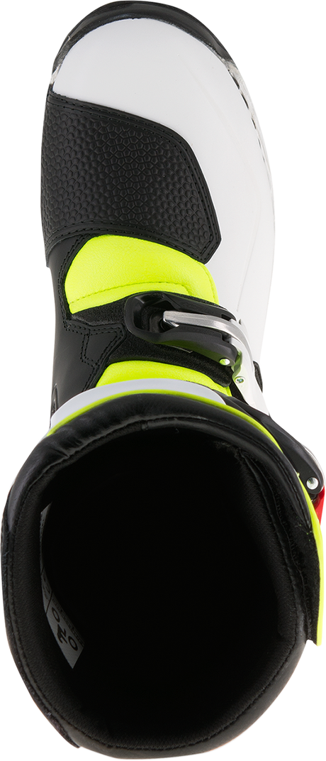 Tech-T Boots - White/Red/Yellow Fluorescent/Black - US 13