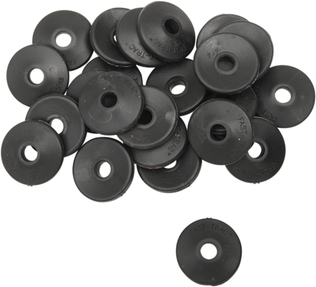 Backer Plates - Black - Round - 96 Pack