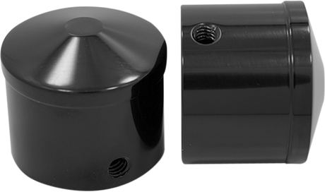 Front Axle Nut Cover - Black - Air Cushion - 1\" 2007 - 2020
