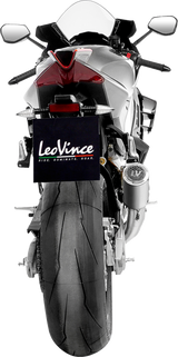 LV Corsa S Slip-On Muffler - Titanium - Aprilia RSV4 Tuono V4 2019 - 2024