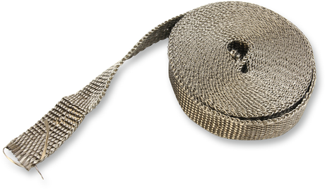 Woven Basalt Exhaust Wrap Kit - Bronze - 1\" x 25\'