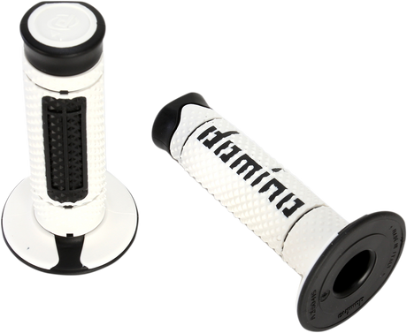 Grips - Diamonte - Dual Compound - White/Black