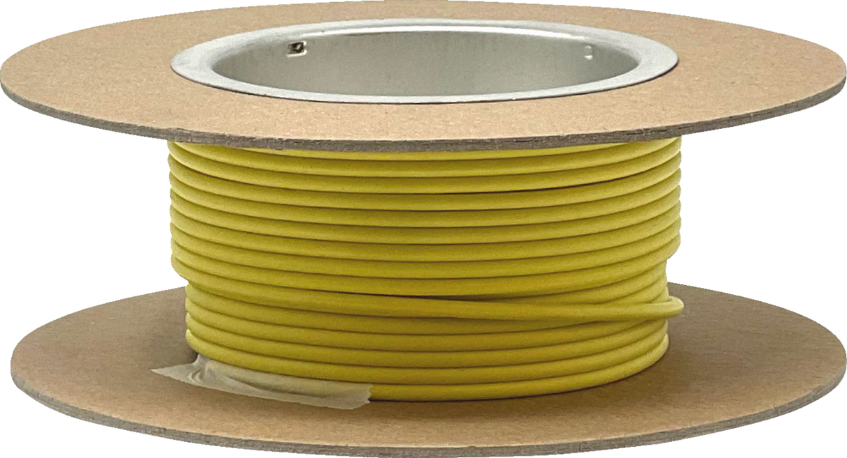 25\' GXL Wire Spool - 14 Gauge - Yellow