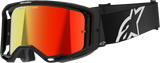 Vision 8 Goggle - Corp - Black - Red Mirror Lens