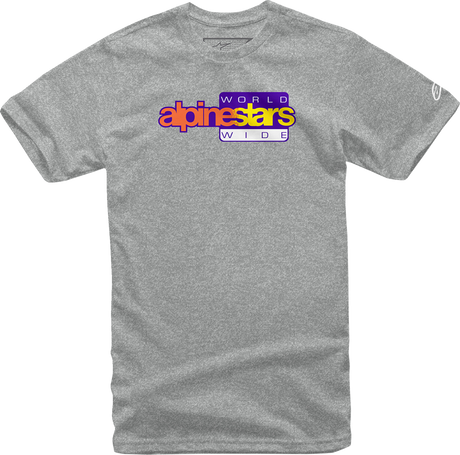 World Wide Again T-Shirt - Heather Gray - Medium