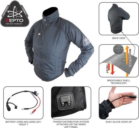 Women\'s Gen X-4 Heated Jacket Liner - Black - Medium