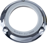 Derby Cover - Clear Chrome - Big Twin 1990 - 1997