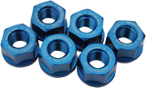 Aluminum Sprocket Nuts - Blue - M10 x 1.25