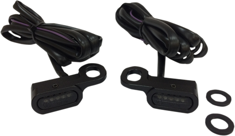 LED Handlebar Marker Lights - Hydraulic Clutch - Black/Smoke 2009 - 2017