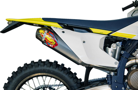 Factory 4.1 RCT Slip-On Muffler with Carbon Cap - Aluminum - KX 250 2025 - 2025