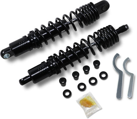 Premium Ride-Height Adjustable Shocks - Black - Heavy Duty - 13.5\" 1979 - 2003