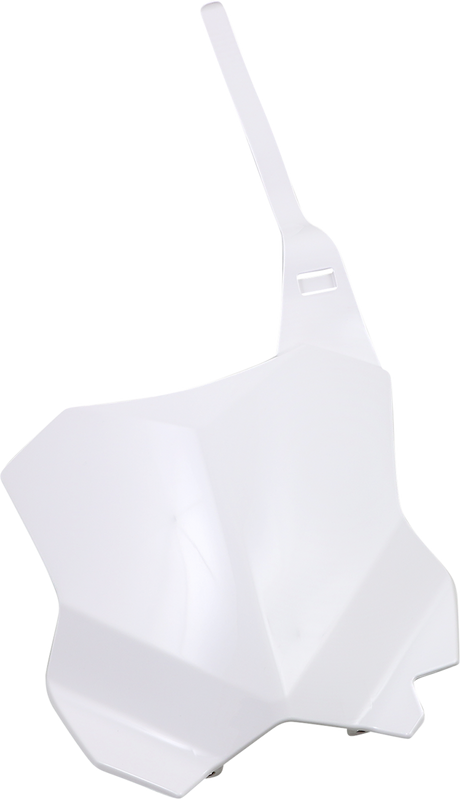 Front Number Plate - White 2016 - 2023