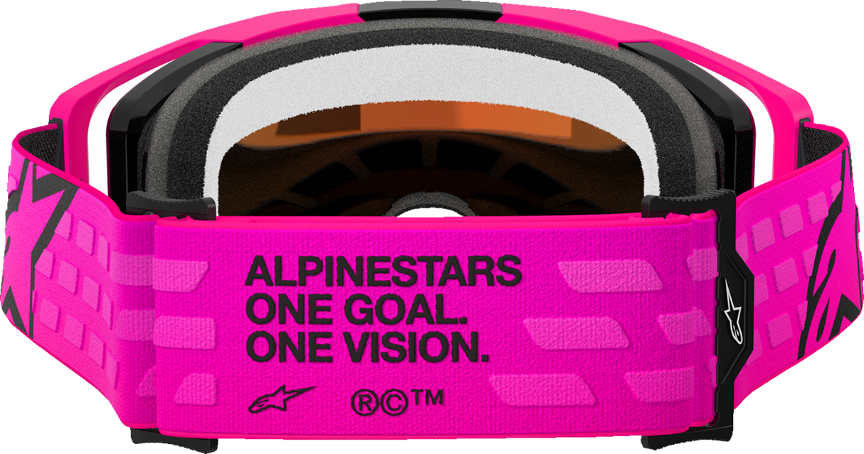 Vision 8 Goggle - Corp - Pink - Red Mirror Lens